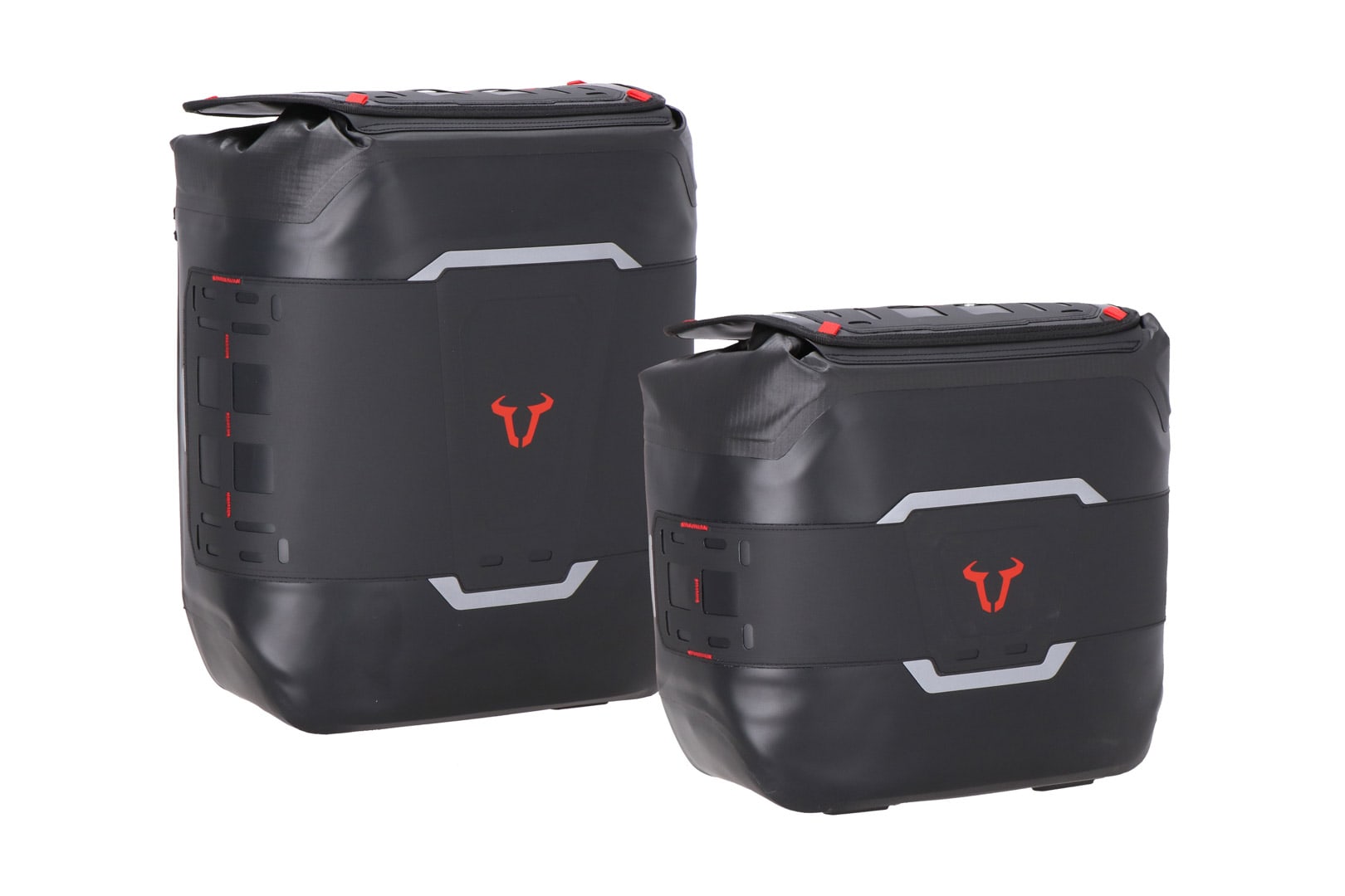 Sistema di borse laterali impermeabili WP con V-LOC per Triumph
